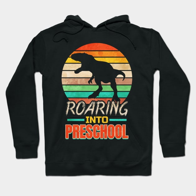 The T-Rex is roaring into preschool Hoodie by SinBle